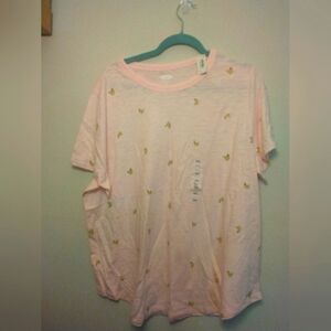 Old Navy pink banana shirt XXL